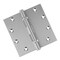 Embassy 5 x 5 Solid Brass Ball Bearing Hinge, Satin Nickel Finish with Flat Tips 5050BBUS15F-1 - alternate 1